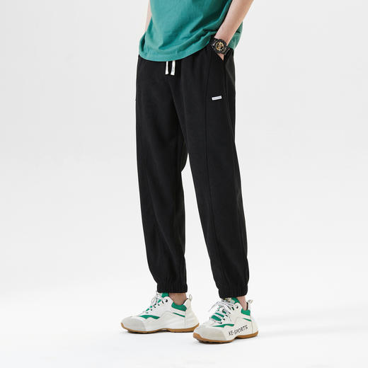 GXG男装秋冬束脚休闲裤男士时尚百搭运动风卫裤K&C 商品图3