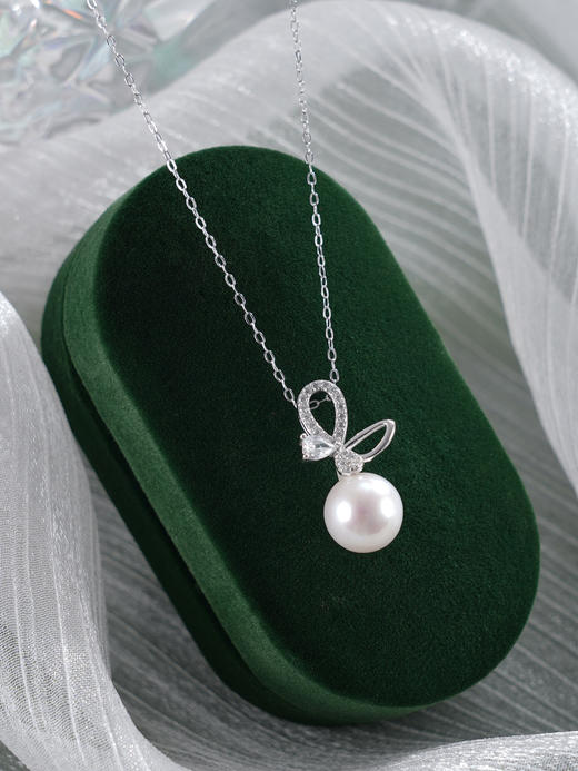 子佩集【蝴蝶缪斯】银S925珍珠惜王妃套链【MLTL004】9mm珠蝴蝶结2601 商品图2