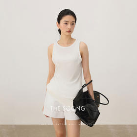 THESOONG/春季新品极简小背心女士软糯亲肤弹力羊毛背心7761