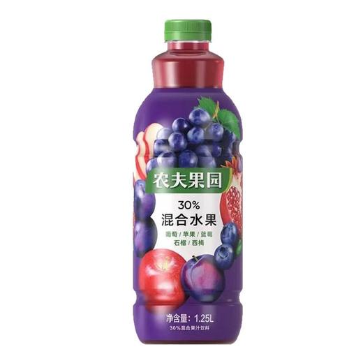 TQ农夫果园1.25L葡萄苹果蓝莓30%果汁 商品图0