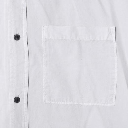 2802SDSA秋冬新款痞帅男装韩版简约纯色设计翻领长袖衬衫百搭休闲衬衣 商品图3