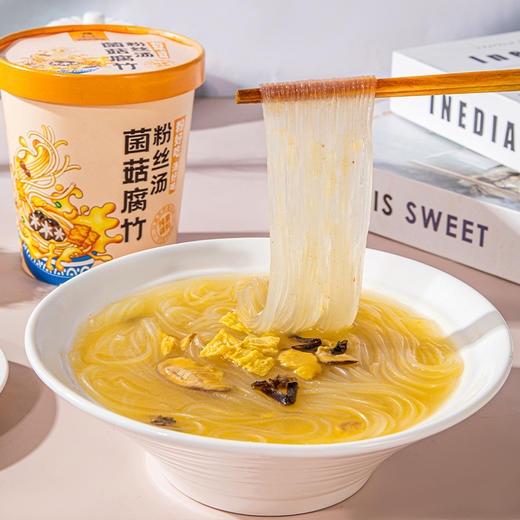 老爸的梦想 粉丝汤 菌菇腐竹、竹盐番茄、麻辣藤椒 75g/桶 红薯杂粮面 80g/桶 商品图0