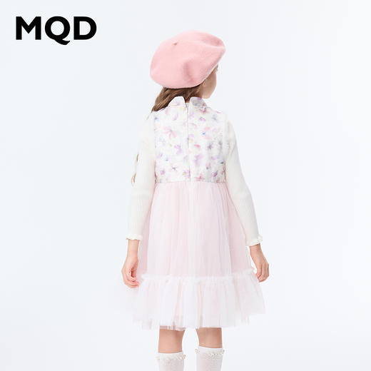 【秒2】【MQD】女童复古优雅蝴蝶印花国风无袖连衣裙 商品图3