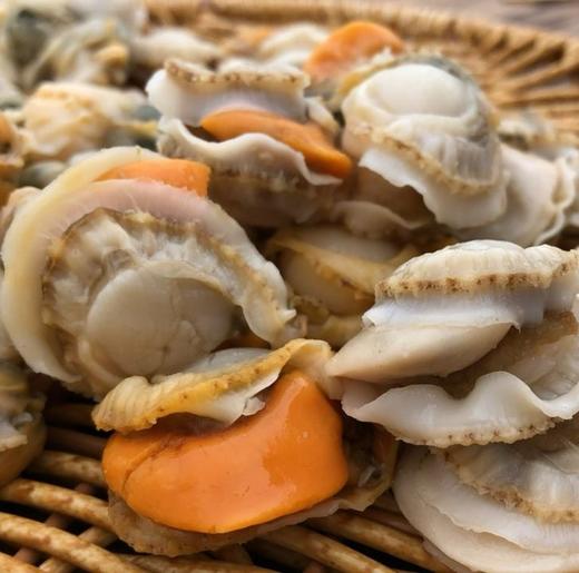 【栉孔扇贝肉】零冰衣！每个都是满膏和满黄状态！口感是那种鲜嫩鲜嫩的，甜甜的鲜味！ 商品图2