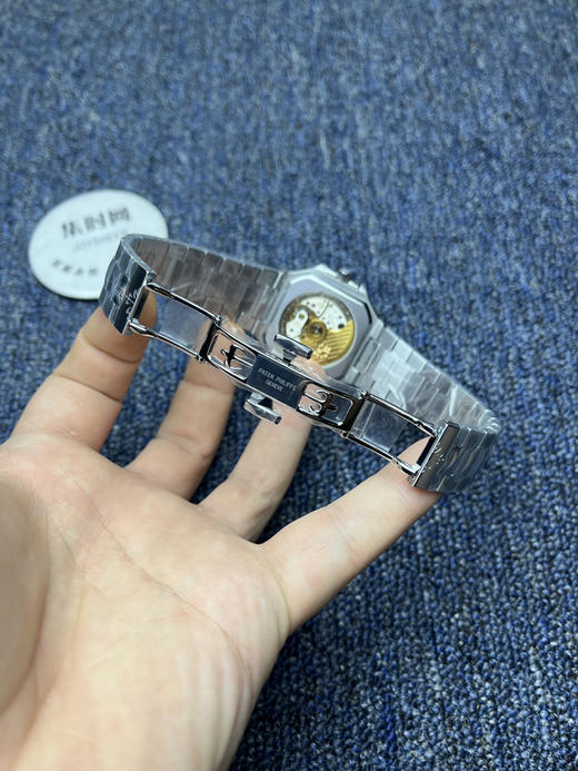 PP+百达翡丽 方形鹦鹉螺 新系列CUBITUS 5821男士腕表 深蓝牛仔 商品图7