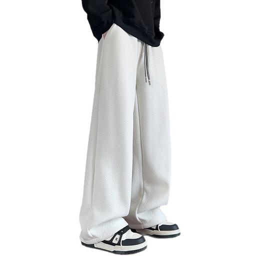 【YW】无忧购休闲裤男秋冬季加厚卫裤宽松直筒运动裤加绒裤子833（截单后3-5天发货） 商品图4