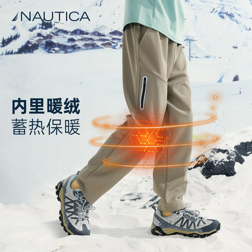 NAUTICA诺帝卡童装 梭织加绒长裤 NK340183 商品图1