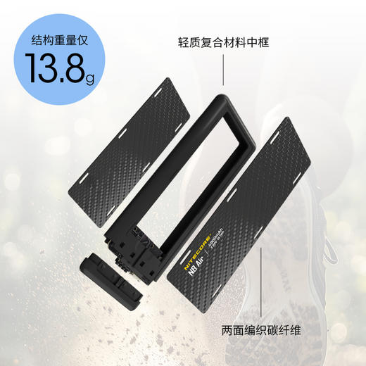 [防水超轻89g充电宝3c认证]NITECORE奈特科尔充电宝NBAIR卡片快充防水充电宝越野跑户外充电宝轻量化移动电源 商品图1