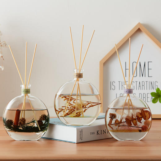 藤条无火香薰室内扩香摆件卧室客厅香氛 满庭芳 商品图0