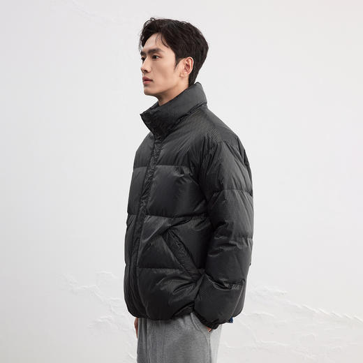 GXG男装【90鸭绒】25冬季时尚立领面包服男式短款羽绒服K&C 商品图3