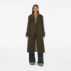 BURBERRY 巴宝莉 女士棉质 Castleford 长款束腰风衣 绿色 8104555 C1764 商品缩略图2
