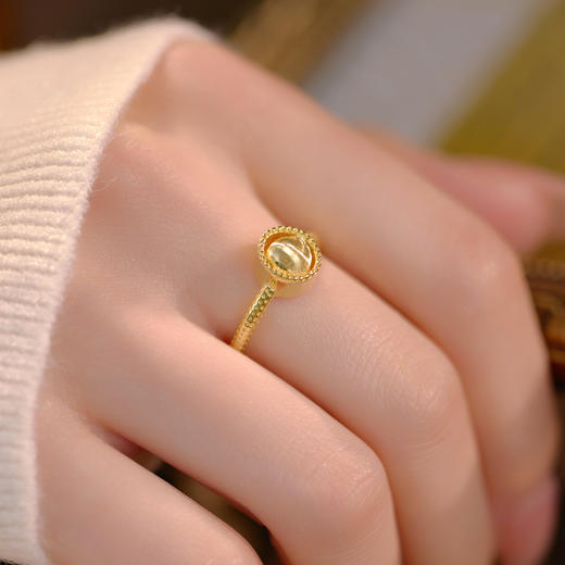 【招财转运】925纯银猫眼圆珠戒指【BF-RS3069】 商品图1