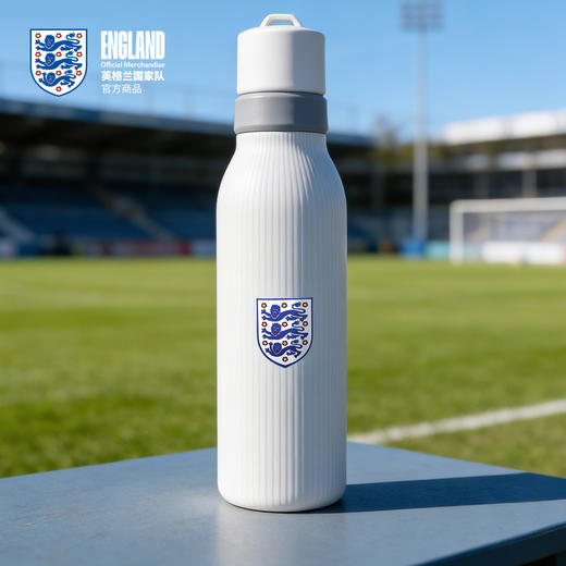 【官方正版】英格兰国家队 | 白色队徽保温杯户外便携水杯 商品图0