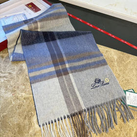 秋冬特惠💰400 诺悠翩雅围巾 秋冬新品【山羊绒水波纹格纹围巾】