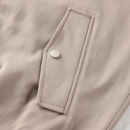 GXG男装25秋季时尚撞色格纹领口潮流宽松百搭休闲男式翻领夹克K&C 商品图12