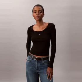 CKJ  女  长袖T恤  47D218GUB1