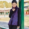 西子/晚香赋莱赛尔缠枝菊花双面穿夹棉新中式马甲/MJTJ0946 商品缩略图1