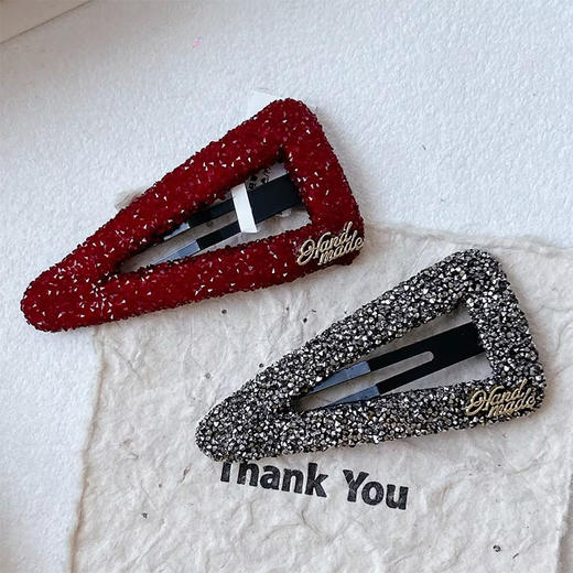 轻奢钻饰边夹发夹-纪念日百货门店同款169393516 商品图0