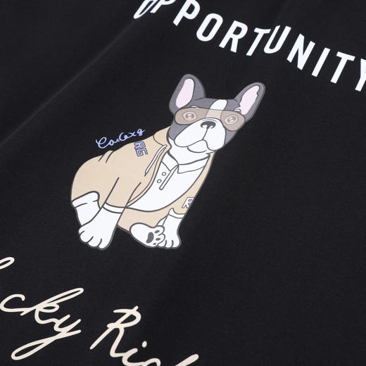 GXG男装【100%棉】春季时尚卡通印花男士圆领百搭长袖t恤K&C 商品图4