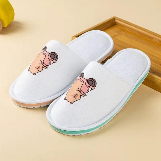 一次性儿童拖鞋家庭房待客小孩防滑加厚底酒店宾馆旅行专用 商品图1