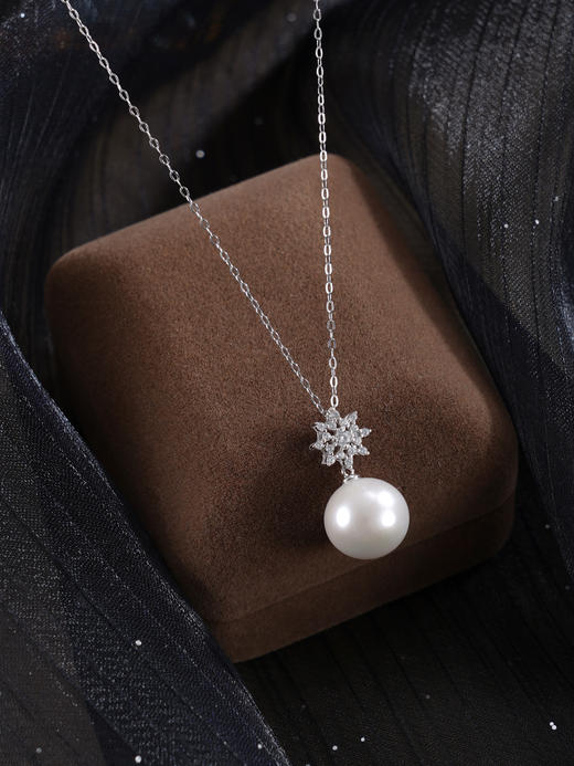 子佩集【凛冬来信】银S925珍珠惜王妃套链【MLTL008】11mm珠星芒2601 商品图2