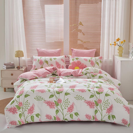 多喜爱 全棉斜纹印花套件四件套 花漾纪/风吟棉语/丁香雨露/绿嘢/卡皮巴拉【甄选新疆棉】【芬纳诺抗菌】【AB版设计】【宽边枕袋】柔软亲肤 吸湿透气 耐洗耐磨 不易褪色 商品图7