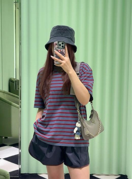 中性款条纹短袖T恤zi020 商品图3