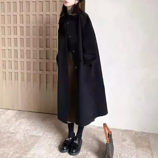 裁缝学苑AQ583赫本风双面羊毛大衣纸样双面羊绒女装中长款外套打版裁剪 商品图2