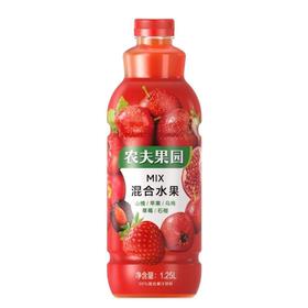 农夫果园1.25L山楂苹果乌梅草莓石榴混合果汁