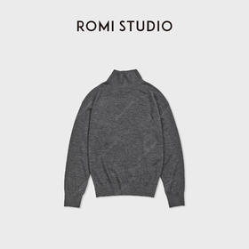 ROMI STUDIO100%羊毛织软糯不扎高领套头毛衫打底 RWDSST2081