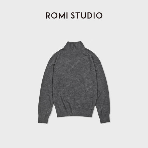 ROMI STUDIO100%羊毛织软糯不扎高领套头毛衫打底 RWDSST2081 商品图0