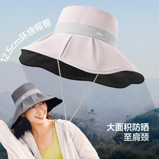 【春上新】【新品】6楼蕉下女士黑胶贝壳渔夫防晒帽BM507吊牌价279 商品图2