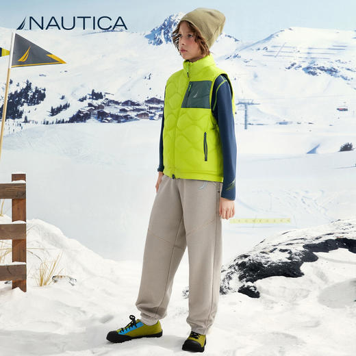 NAUTICA诺帝卡童装 针织加绒长裤 NK240191 商品图5