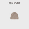 ROMI STUDIO“无缝一体”100%山羊绒加厚坑条毛织帽冷帽 RWCWP07544 商品缩略图1
