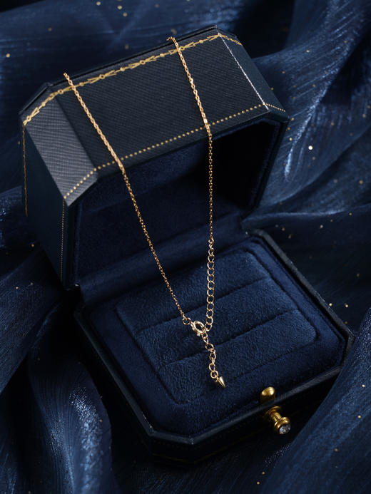 子佩集【幸运循环】银S925珍珠惜王妃套链【YB7802】7mm珠镀金日字扣2601 商品图6