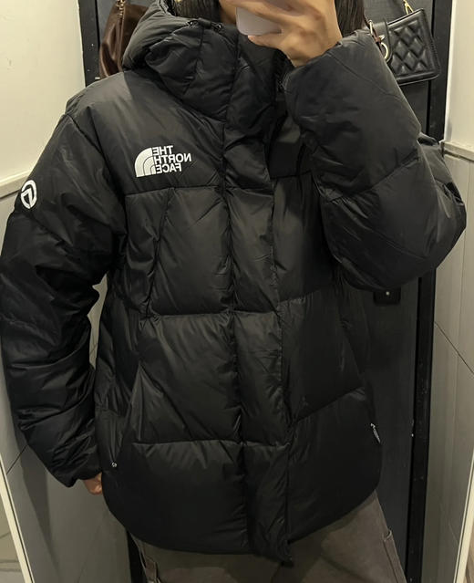 .付款减库存，只有黑色xxl码！去年发370元！！白鸭绒！！情侣款！tnf北面情侣款连帽羽绒服 帽子不可拆卸巅峰 商品图0