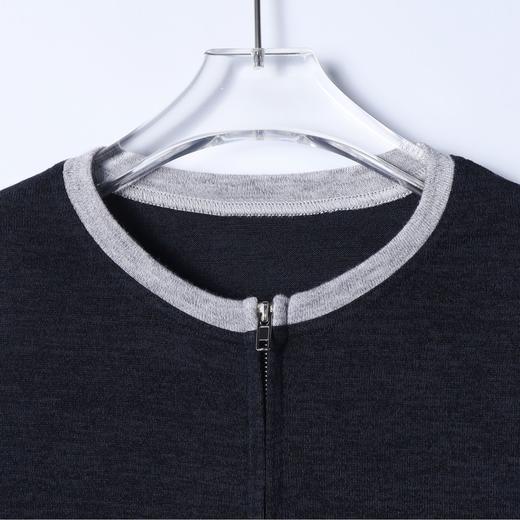 OAS2801SDSA男士秋冬新款痞帅男装韩版撞色拼接针织长袖卫衣拉链开衫百搭 商品图2