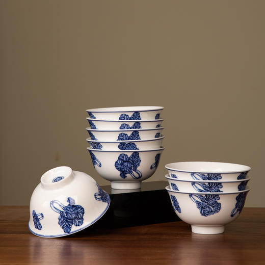 【景德镇陶瓷餐具】 釉中彩  特色花纹单碗/盘  多款可选 商品图1