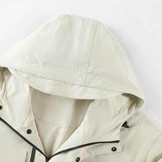 GXG男装【三防】秋季时尚抽绳户外山系拼接贴袋男式连帽夹克K&C 商品图12