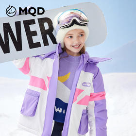 【秒1】【MQD】女童透气透湿童趣印花防风滑雪服