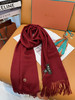 秋冬特惠💰460 诺悠翩雅围巾 经典“水波纹”素色羊绒围巾 商品缩略图3