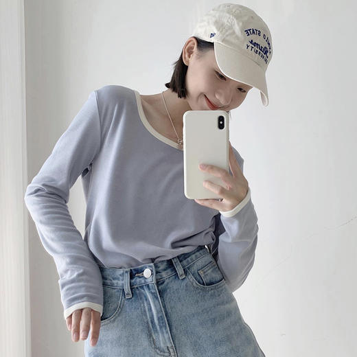 <曾小咸推荐>奶油拼色磨毛德绒自发热长袖家居服 日常89/件 活动价49.99/件！【预售款，预计3-15天发货】 商品图10