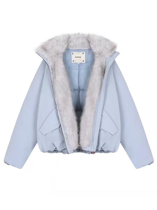 马得工地/MDGDWT142005/ 座山雕毛领派克羽绒服 商品图3