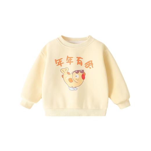 【婴儿拜年服新年】婴幼儿A类标准，加绒款温暖舒适，柔软亲肤锁温保暖，加绒卫衣龙年红色童装男童女宝宝儿童过年服上衣QQ 商品图4