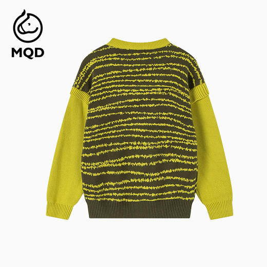 【秒2】【MQD】男童秋冬季清新撞色提花毛衣针织衫 商品图5