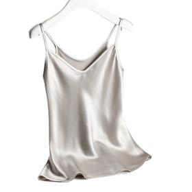 「断码清仓」缎面V领吊带背心进口醋酸内搭 L码  ZFYY305