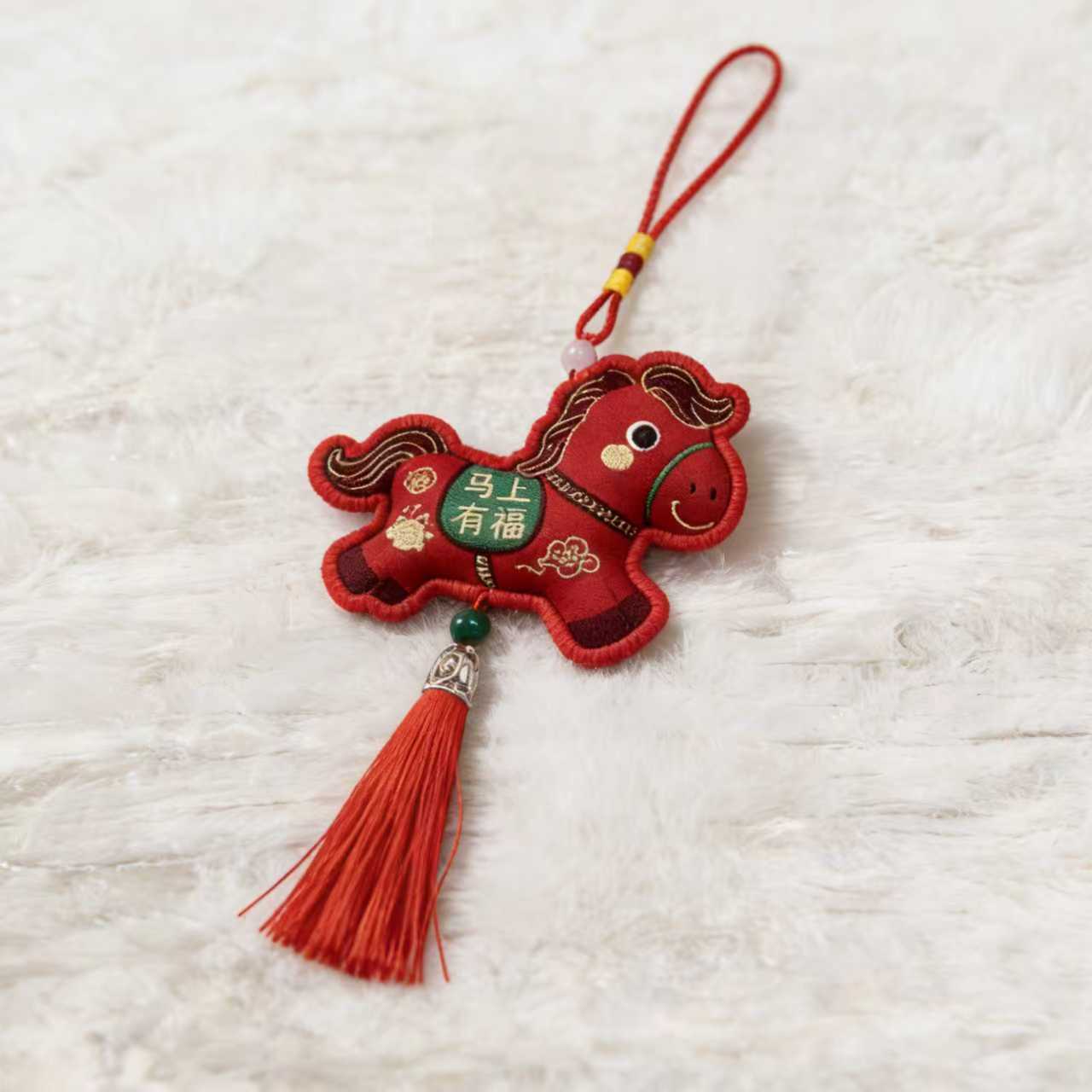【9.9秒杀🔥马年限定】祈福小马香囊✨手工刺绣+纯艾粉填充💚马年添福气！限量开抢⏳错过不再有！