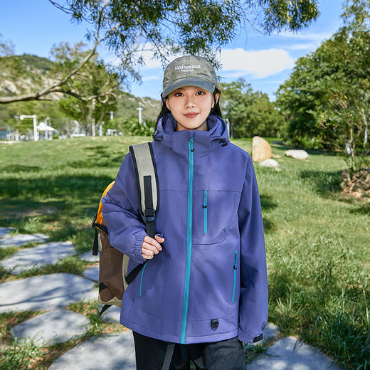 户外棉服男石墨烯内里加厚冬季防寒保暖防风防水户外登山服情侣款 商品图0