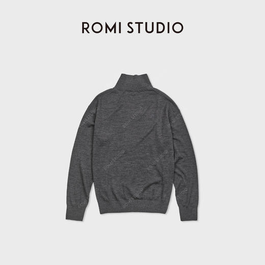 ROMI STUDIO100%羊毛织软糯不扎高领套头毛衫打底 RWDSST2081 商品图1