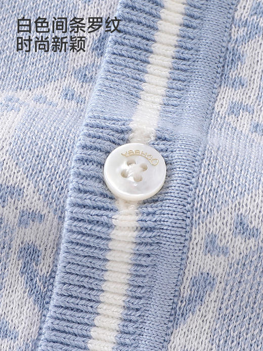 【高定系列】英氏童装针织开衫男童短毛衫春夏新款小童儿童外套YRWWJ1S020A 商品图3